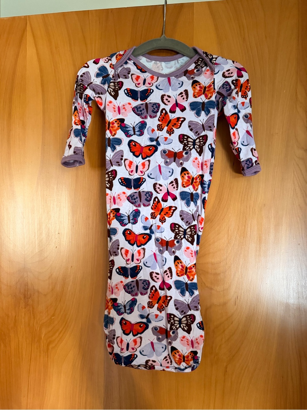 Little Sleepies Newborn Gown Butterflies